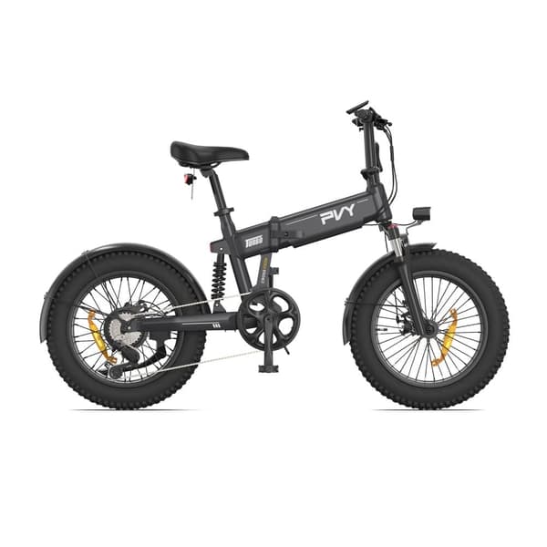 PVY TURBO Elcykel för vuxna 250W Elcykel 48V13Ah Elcykel 20” Fat Road Däck Stads-Elcykel