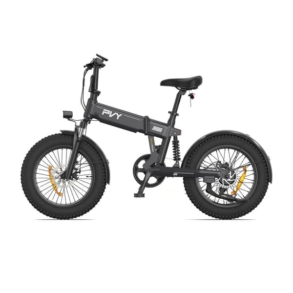 PVY TURBO Elcykel för vuxna 250W Elcykel 48V13Ah Elcykel 20” Fat Road Däck Stads-Elcykel