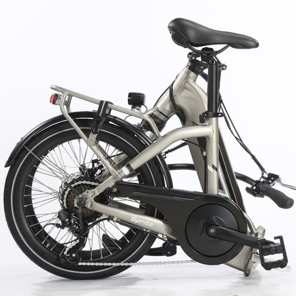 SPATIAL SPA2001 250W 25 km/h 7-växlad hopfällbar elcykel med 10,4 Ah batteri och 50 km räckvidd