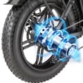 Miniatyrbild 8 av 9: SINOHON A20 Elcykel för vuxna 500W Elcykel 48V 15.6Ah Batteri Elcykel 20" Däck Stads Elcykel Shimano 7-växlad