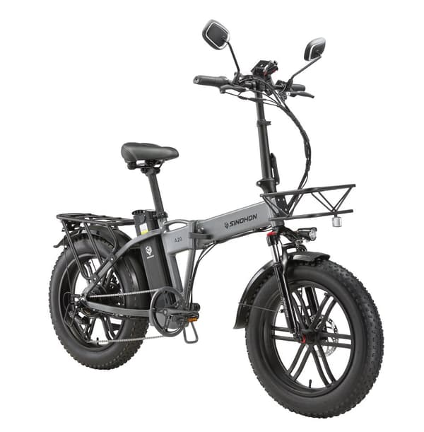 SINOHON A20 Elcykel för vuxna 500W Elcykel 48V 15.6Ah Batteri Elcykel 20" Däck Stads Elcykel Shimano 7-växlad