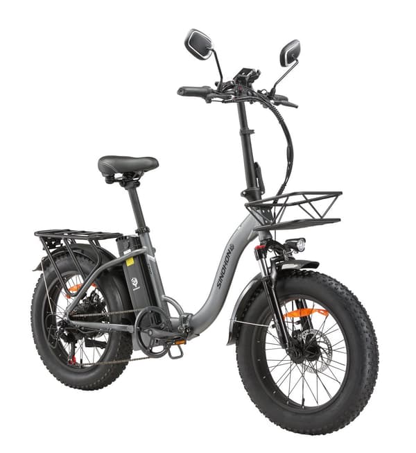 SINOHON B20 sähköpyörä 500W Shimano 7-vaihteinen kokoontaitettava sähköpyörä 13Ah akku 20 tuuman sähköpyörä
