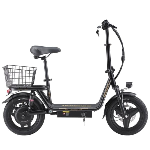 Elscooter SINOHON K14 240W fyrkantig motor 36v13AH batteriscooter 32km/h 50km räckvidd elscooter