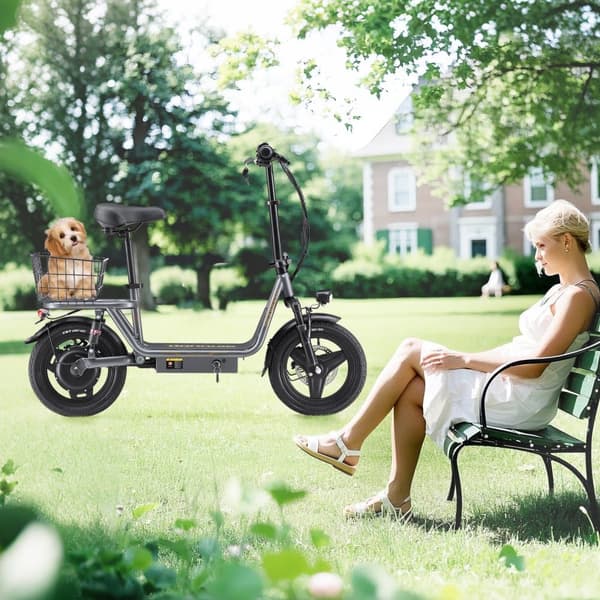 SINOHON K14 Elscooter Herr- och Damscooter City 240W13AH Elscooter med 14 tums däck