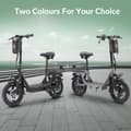 Miniatyrbild 11 av 11: SINOHON K14 Elscooter Herr- och Damscooter City 240W13AH Elscooter med 14 tums däck