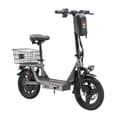 Miniatyrbild 1 av 11: SINOHON K14 Elscooter Herr- och Damscooter City 240W13AH Elscooter med 14 tums däck