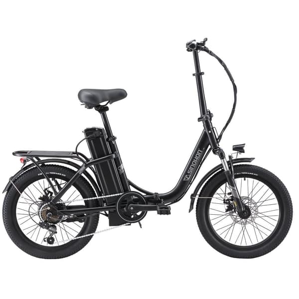 SINOHON C20 sähköpyörä aikuisille kaupunkiliikenteeseen, 250 W, 36 V, 18 AH, Shimano 7-vaihteinen, 20 tuuman sähköpyörä