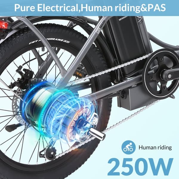 SINOHON C20 sähköpyörä aikuisille kaupunkiliikenteeseen, 250 W, 36 V, 18 AH, Shimano 7-vaihteinen, 20 tuuman sähköpyörä
