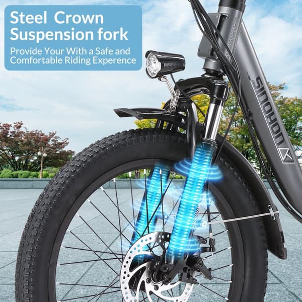 SINOHON C20 sähköpyörä aikuisille kaupunkiliikenteeseen, 250 W, 36 V, 18 AH, Shimano 7-vaihteinen, 20 tuuman sähköpyörä