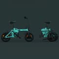 Miniatyrbild 10 av 11: Elcykel ESKUTE F100 Hopfällbar Elcykel 36V9AH Stadspendlare 250W Hane Hona Elcykel