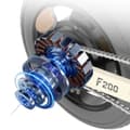 Pikkukuva 7 / 11: ESKUTE F200 sähköpyörä 250 W moottori 36 V 7,8 Ah aikuisille tarkoitettu kokoontaitettava sähköpyörä 14 tuuman sähköpyörä 5–6 tunnin lataus