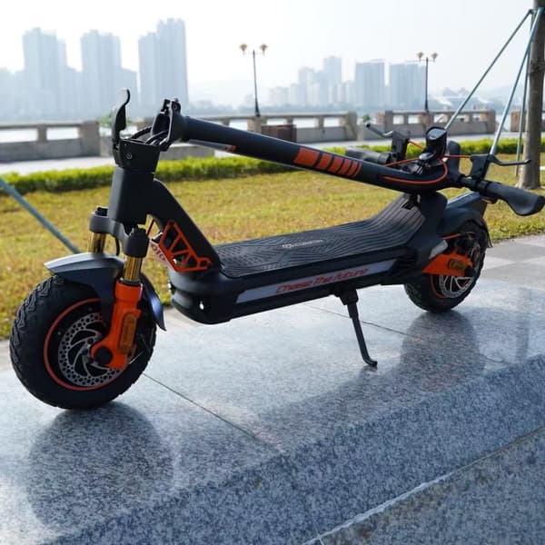 Elscooter CUNFON RZ1000 1200*2W 24AH/1152Wh Dubbelmotor 10,5-tums landsvägsdäck Stadspendling Elscooter