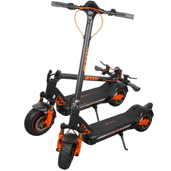 Elscooter CUNFON RZ1000 1200*2W 24AH/1152Wh Dubbelmotor 10,5-tums landsvägsdäck Stadspendling Elscooter