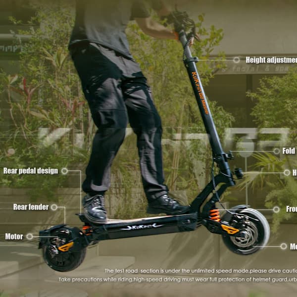 Aikuisille tarkoitettu sähköpotkulauta KUKIRIN G2 MASTER City Commuter 1000 * 2W 52V20.8AH akku 10 tuuman maantiepyörällä varustettu sähköpotkulauta