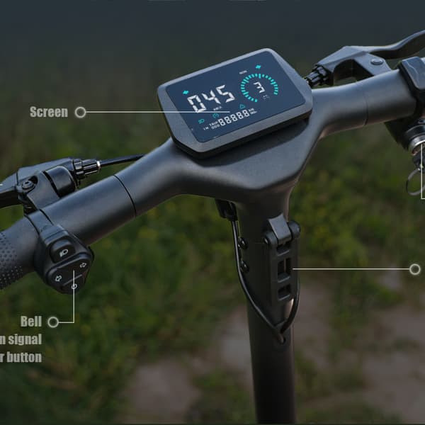KUKIRIN A1 City Vuxen EScooter Hopfällbar 48V13AH 800W Power 10 Tum Manlig Kvinna Elsparkcykel