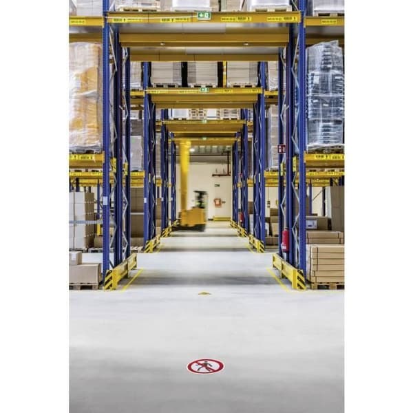 Golvmarkeringstejp DURALINE STARK 1,2 mm gul - HÅLLBAR - 30 m x 50 mm