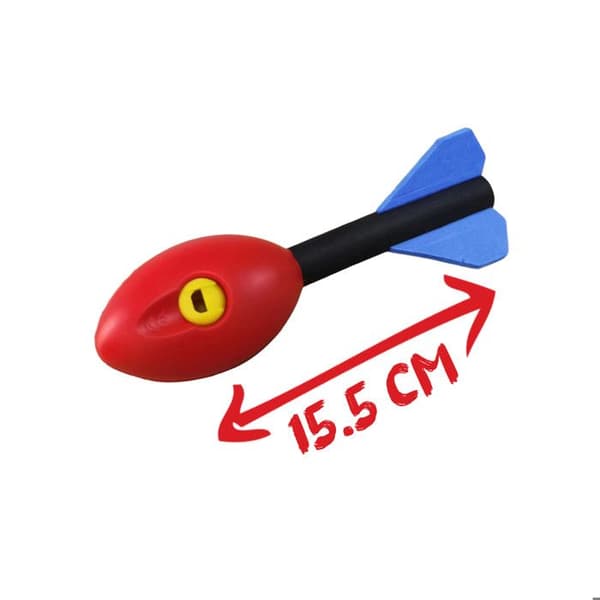 Kastspel - Grön Rutschbana - Liten Raket Med Pip - 22g - 15,5 cm - Multisport