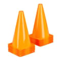 Miniatyrbild 1 av 6: Relaxdays Varningskoner, x16, fotboll, hunddressyr, ridsport, byggkoner 23 cm, barn, orange
