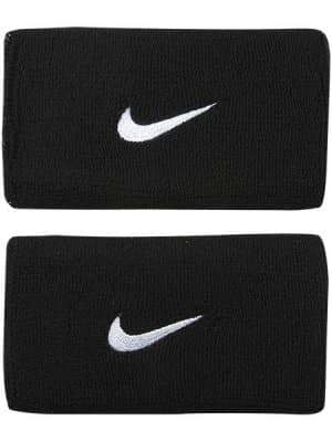 NIKE Swoosh Doublewide Wristband Black