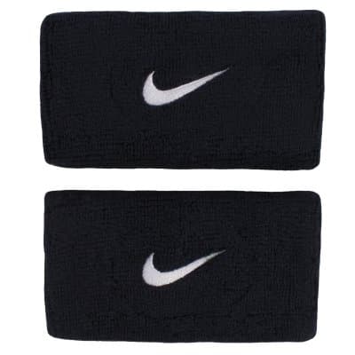 NIKE Swoosh Doublewide Wristbands Navy