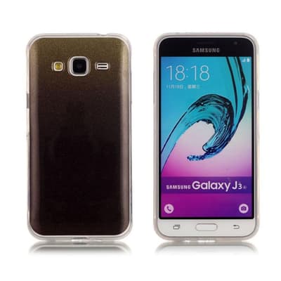 Samsung Galaxy J3 / J3 (2016) Värikäs Joustava Muovikuori -