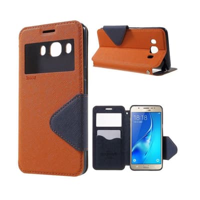 Roar Korea læder-etui med vindue til Samsung Galaxy J5 (2016