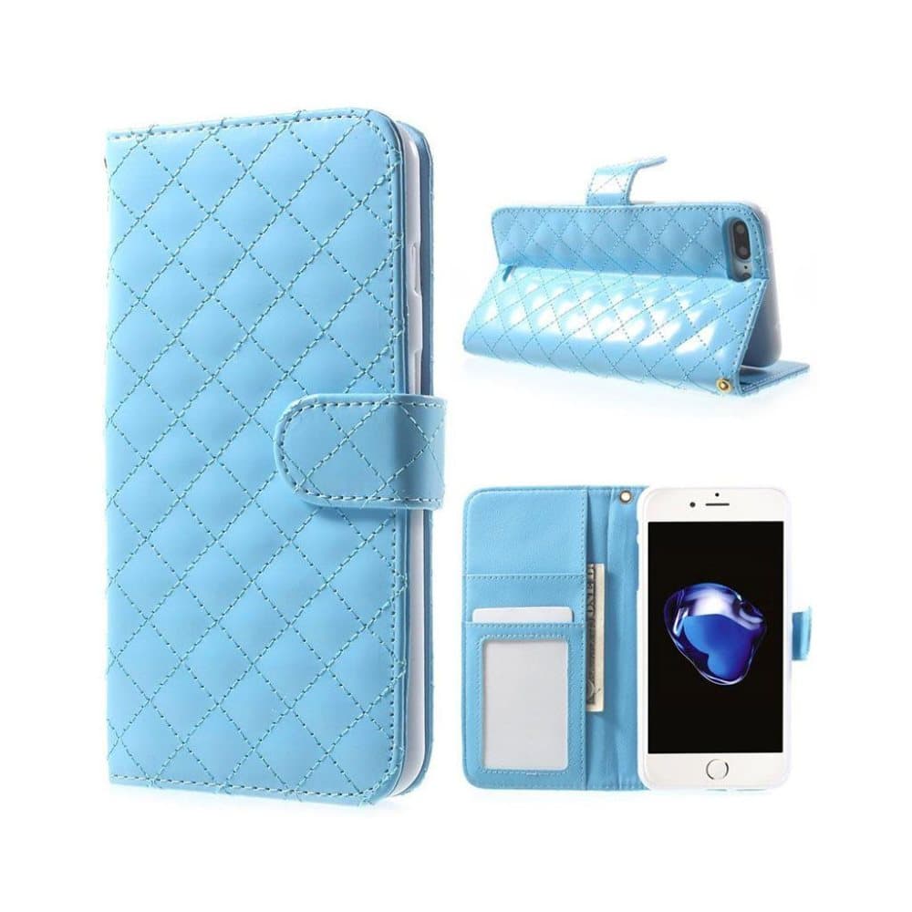 Gaarder læder-etui med vatteret mønster til iPhone 7 Plus /
