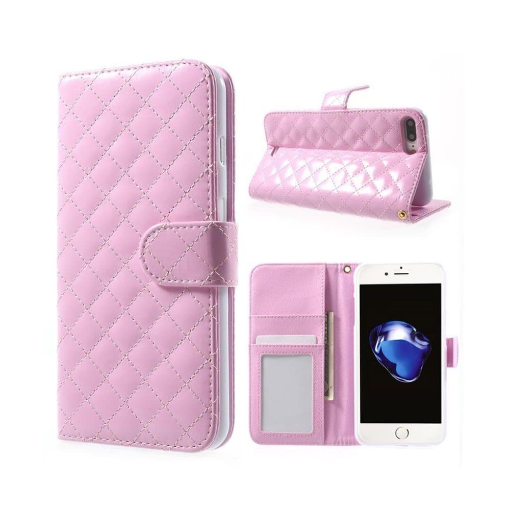 Gaarder læder-etui med vatteret mønster til iPhone 7 Plus /