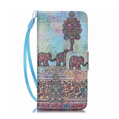 Moberg etui til iPod Touch 6 med kortholder - Tribal mønster