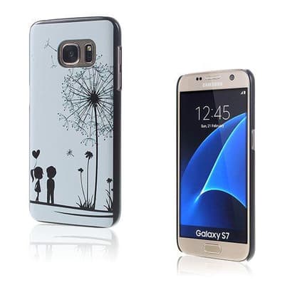 Persson Samsung Galaxy S7 Kova Muovikuori - Voikukka Kuvio J