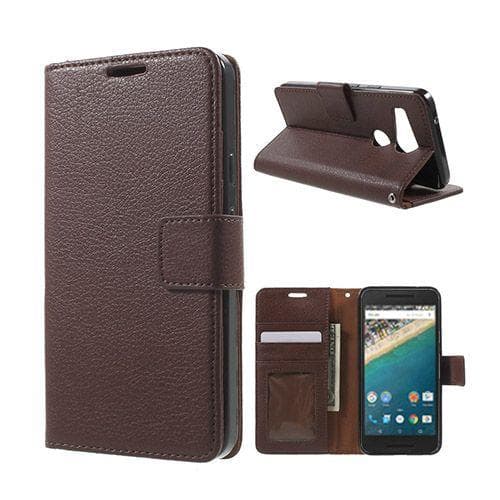 Garborg Google Nexus 5X Nahkakotelo - Ruskea