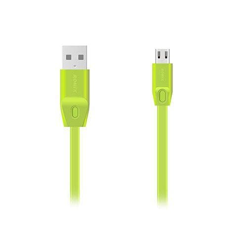ROMIX Micro USB Kabel til Android Smartphones - Grøn