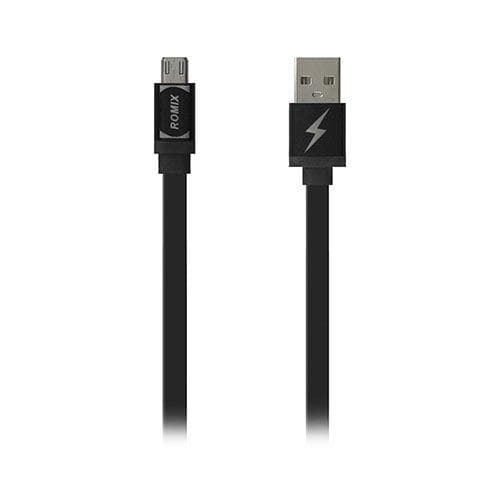 ROMIX Micro USB Kabel til Android Enheder Længde: 1m - Sort