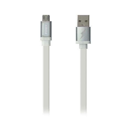 ROMIX Micro USB Kabel til Android Enheder Længde: 1m - Hvid
