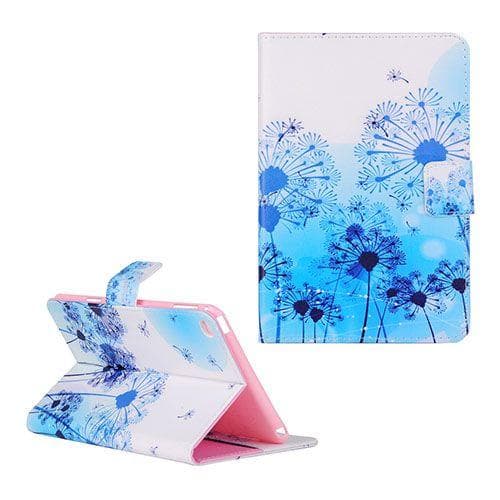 Moberg iPad Mini 4 Leather Case - Blå Mælkebøtte