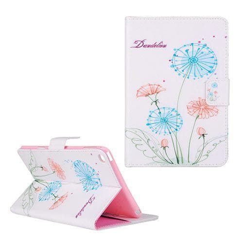 Moberg iPad Mini 4 Leather Case - Blomster & Mælkebøtte