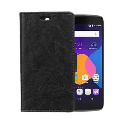 Garborg Alcatel OneTouch Idol 3 (5.5) Läder Fodral - Svart