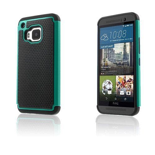 Football Grain HTC One M9 Cover - turkis