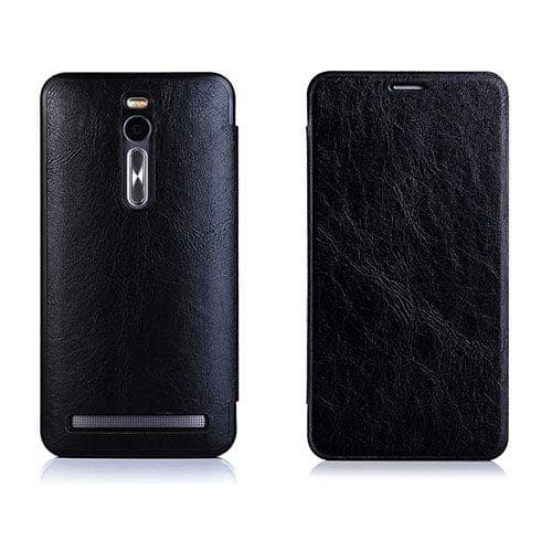 Loe Asus Zenfone 2 Læder Flip Etui - Sort