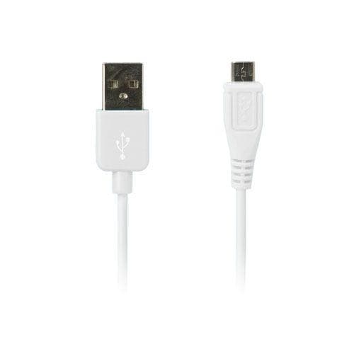 Micro USB Data och Laddningskabel (Vit) 1m till Smartphones