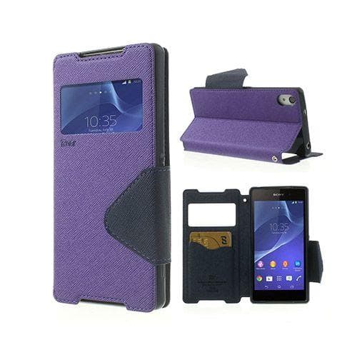 Freestyle (Lila) Sony Xperia Z2 Flip-Fodral