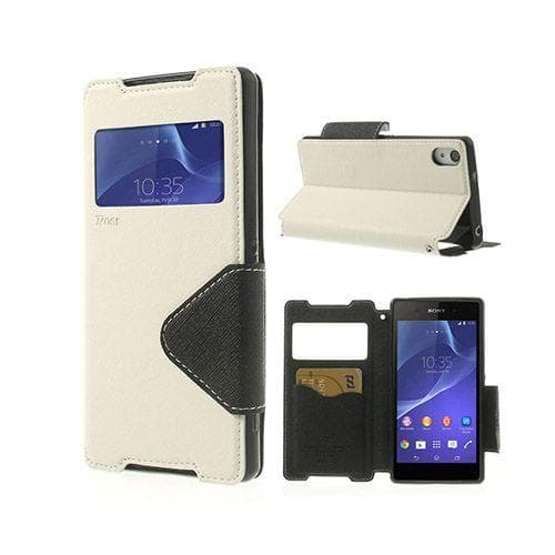 Freestyle (Vit) Sony Xperia Z2 Flip-Fodral