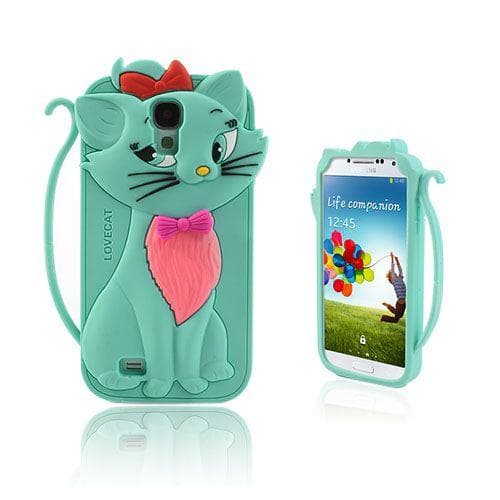 Miau (Cyan) Samsung Galaxy S4 Cover