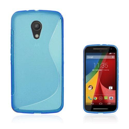 Lagerlöf (Sininen) Motorola Moto G2 Suojakuori