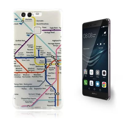 Persson Kuvioitu TPU Geeli Kuori Huawei P9 Puhelimelle - Jun