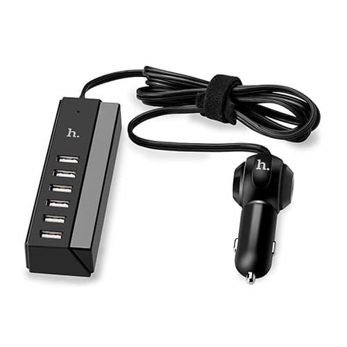 HOCO Flera 6-Port USB Billaddare 13A 65W