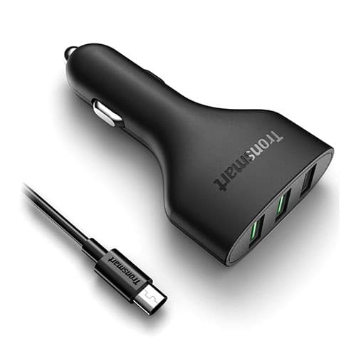 TRONSMART C3P2F 3-Port 48W USB-billaddare Quick Charge 2.0
