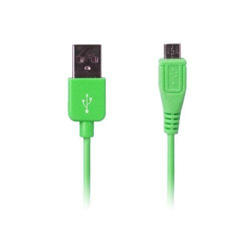 Micro USB Data- og Opladerkabel (Grøn) 1m til Smartphones