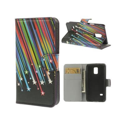 Moberg (Meteor Regn) Samsung Galaxy S5 Mini Leater Flip Etui
