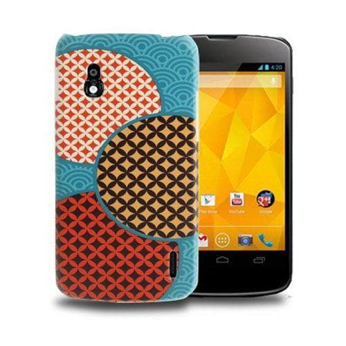 Deco (Blå/Bollar) LG Google Nexus 4 Skal